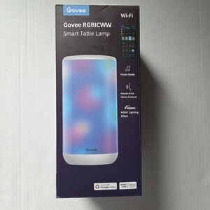 Govee RGBICWW Smart Table Lamp Model H6052 Wifi and hands free voice control
